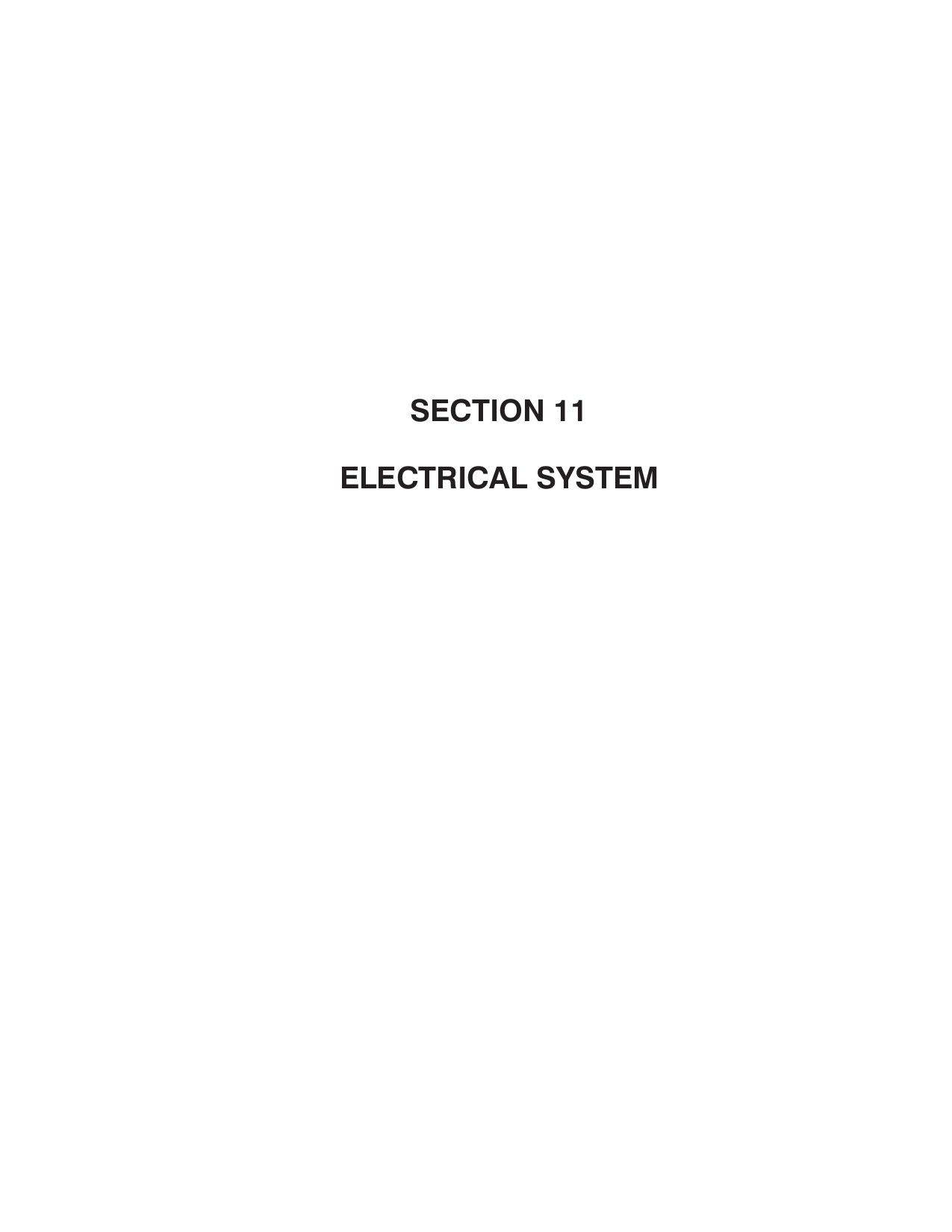 327B & 330B Electrics manual